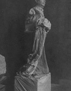 Buste d'Henry Becque (plâtre) , étude