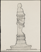 Projet pour le monument à Henri Becque