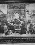 Le Châtiment de Coré, Datan et Abiram, fresque de la chapelle Sixtine, par Sandro Botticelli