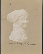Tête de vieille femme avec un bonnet par Sarra Morris Greene (plâtre)