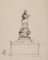 Etude de socle pour le monument Henry Becque