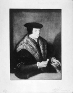 Portrait d'homme, école de Holbein