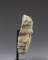 Fragment de stèle : tête masculine barbue