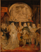 Copie d'apres le mariage par procuration de Marie de Médicis par Rubens