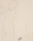 Danseuse ; Danseuse au visage coupé par le bord de la feuille (au verso)