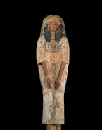 Couvercle d'un sarcophage anthropoïde