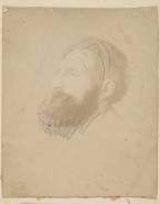 Photographie du Portrait de Rodin par Alphonse Legros (P.07316)