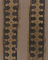 Deux fragments de bande à décor de losanges perlés