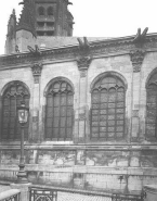 Façade sud de la cathédrale de Pontoise