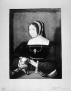 Portrait de femme, école de Holbein