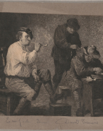 Trois fumeurs d'après David Teniers