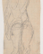 Centaure vu de dos ; Femme nue debout (au verso)