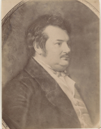 Portrait au pastel d'Honoré de Balzac par J.A. Gérard-Séguin, 1842