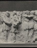 Bas-relief de la Paix pour le monument à Grant par Gutzon Borglum (plâtre)