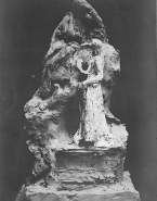 1ère esquisse du monument à Ambroise Thomas par Falguière (plâtre)