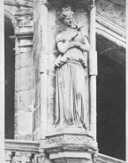Sculpture de la façade du château de Blois, partie François 1er