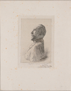 Portrait de Puvis de Chavannes d'après Rodin