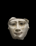 Fragment d'un sarcophage : tête
