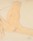Femme nue assise aux jambes écartées