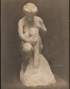 Wonderment of motherhood par Gutzon Borglum (marbre)