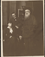 Mlle Coltat, Léonce Bénédite et Rodin