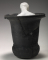 Assemblage : Torse féminin à tête de Femme slave, enserré dans une poterie