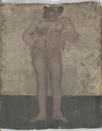 Femme nue debout de face