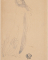 Femme nue au long voile, une coquille à ses pieds