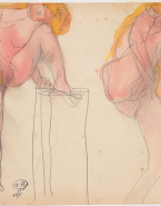 Femme nue, à la jambe levée/Femme nue, à la jambe levée