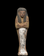 Ouchebti momiforme au nom d Kapachépès (?)