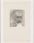 Portrait de Victor Hugo, d'après un dessin de Rodin