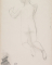 Petite fille nue agenouillée, de dos, d'après Jeanne Simpson ? (1897-1981) fille de Kate Simpson