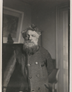 Portrait de Rodin les cheveux ébouriffés