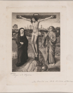 Christ en croix, la Vierge et Saint-Jean d'après Roger Van der Weyden