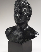 Balzac, buste d'après un portrait de Dévéria