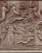 La création de l'homme et de la femme par Giovanni Pisano et ses disciples