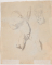 Enfant nu assis et de dos ; Enfant nu, bras et jambes écartés ; tête d'homme barbu (au verso)
