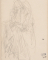 Femme drapée, assise, d'après la duchesse de Choiseul malade ? († en 1919)
