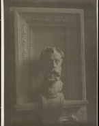 Buste de W.-E. Henley (plâtre)