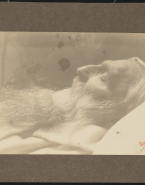 Rodin sur son lit de mort