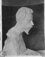 Buste de Rainer Maria Rilke par Clara Westhoff (plâtre)