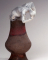 Assemblage : Nu féminin à tête de femme slave, émergeant d'un vase