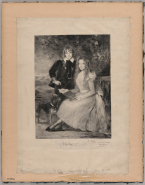 Portrait de M. Alex et Mme Elsa Grand d'après Ferdinand Humbert