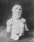 Figure d'homme barbu en buste