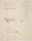 Chapiteau, pilastre, profil de moulures à Chambord (Loir-et-Cher) ; Chapiteau et profil de moulures (au verso)