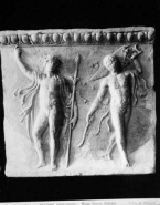 Plaque en terre cuite gréco-romaine