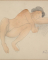 Femme nue, allongée sur le flanc, jambes ouvertes