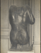 Torse de femme assise (bronze)