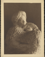 Mère et sa fille mourante, Mrs. Th. Merrill (marbre)