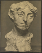 Buste d'Anna de Noailles (plâtre)